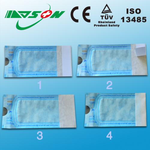 Medical self adhesive plastic clear bag pouch