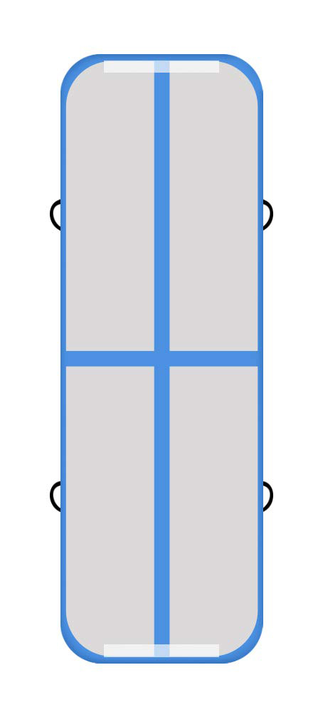 체조를위한 탄력 에어 트랙 매트