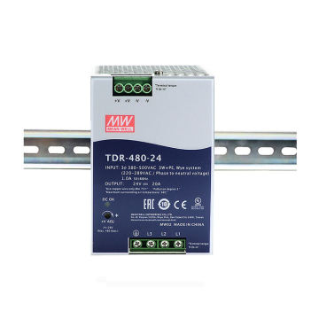 Well Well TDR-480-48 AC에서 DC 48V 400W DIN RAIL 전원 공급 장치 "이 타이틀은 브랜드, 모델, 전력 출력, 전압 및 폼 팩터와 같은 주요 요소를 캡처합니다.