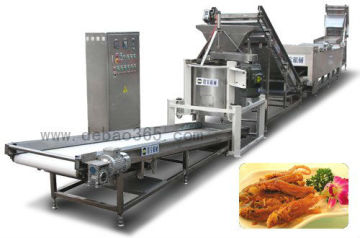 Deep Fryer for meat breaded product / tempura shrimp frying line
