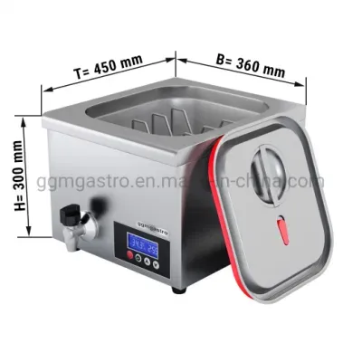Commercial Cooking Equipment Sous Vide Cooker with Integrated Bain-Marie