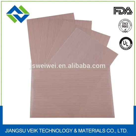 non stick high temperature resistance teflon fiberglass fabric