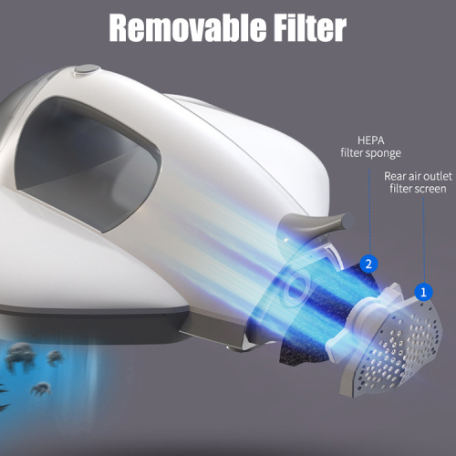 Aspiradora de cama UV de colcha de extracción de ácaros recargables multifuncionales