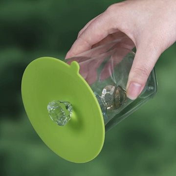 Couvercles de coupe de silicone de qualité alimentaire personnalisées