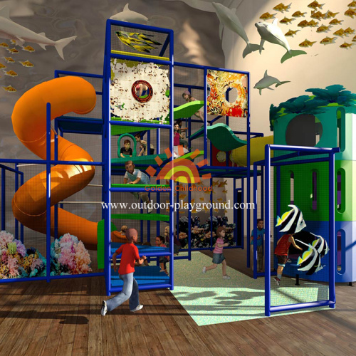 Kleinkind-Ozean-themenorientierter Spielplatz-Bereich