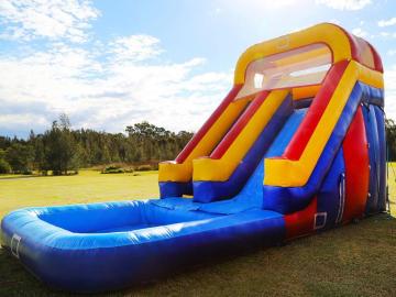 Customized playground inflatable jumping slide games for sale