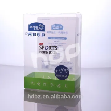 full color printing cheap plastic square clear box	with high quality