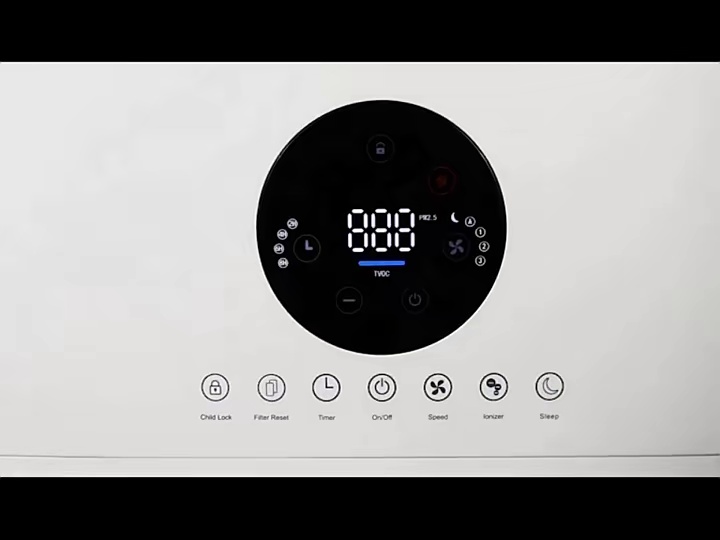 New Arrival Desktop Mini Mobile H14 Hepa Filter Smart WiFi Home Air Cleaner Air Purifier Portable