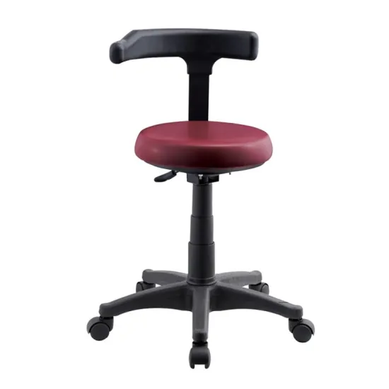 Dental Clinic Furniture: Surgeon Seating Chairs and Assistant Stools with Armrests