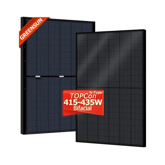Topcon 410W 420W 440W Bifacial All-Black Solar Panels with 30 Years Warranty for Energy Storage Systems