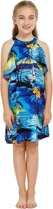 Matchable Family Hawaiian Men Women Girl Boy Clothes