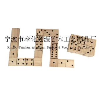 Wholesale High-Quality Wood Domino Puzzle Toy Set for Sale