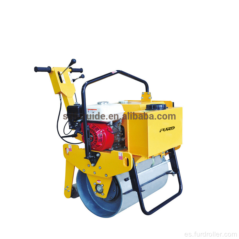 Precio inferior Tipo de andar Solo tambor Vibratorio Mini Road Roller FYL-D600