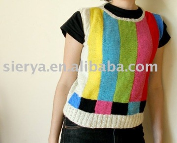 women's colorful sweater