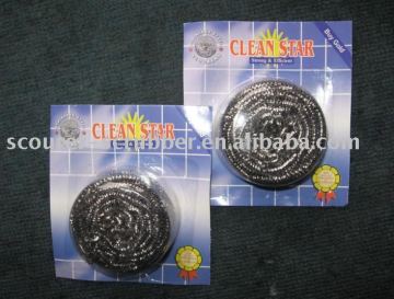 kitchen cleaning stainless steel scourer