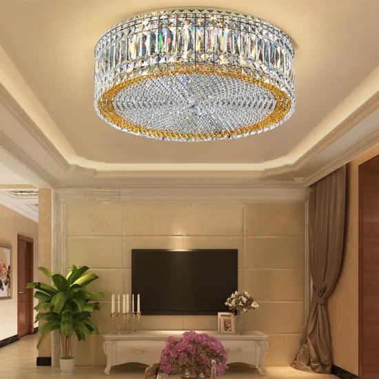 High Bright Luxury Hotel Stainless Steel Ceiling Light
