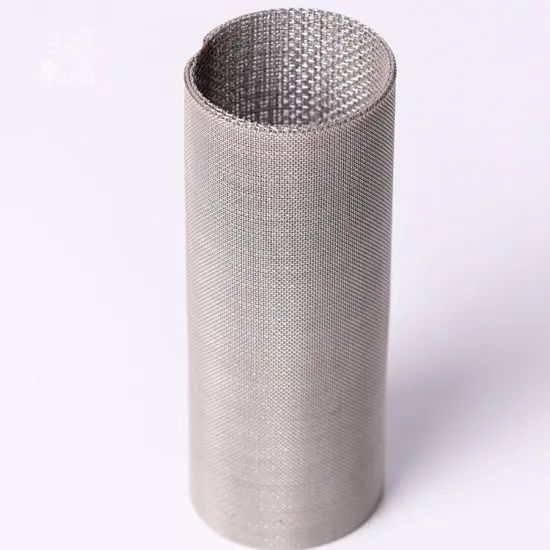 Stainless Steel Cylinder Sintered Porous Wire Mesh Screen Filter Element