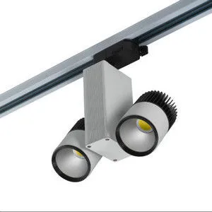 15w * 2 Double Head Flexible Led Track Lights / Led Track Lighting Fixtures 2630lm