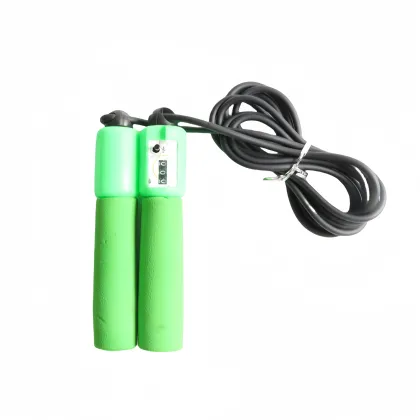 Portable Digital Counting Jump Rope for Fitness Enthusiasts