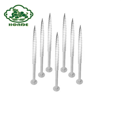 Low Price Galvanized Ground Screw For Solar System