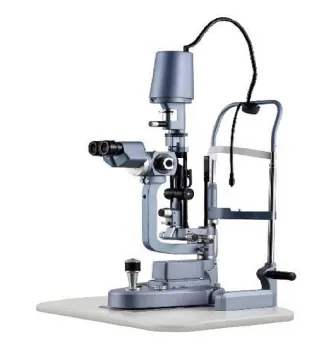 Digital Optical Slit Lamp Microscope with LED Light: An Advanced Eye Examination Device for Hospitals and Clinics - Best Price Offered