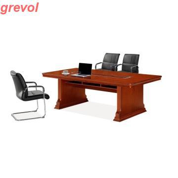 Solid Wood Negotiating Table with Drawers
