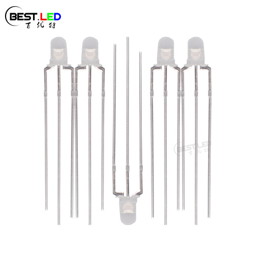 Bi-color LED 3mm Red Blue LED Common Cathode