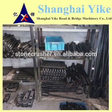 Cung cấp Shangbao Parker Jaw Crusher phụ tùng mặc áo sơ mi, máy giặt Nuts Email: export@ykcrusher.cn
