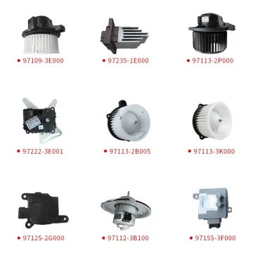 Hyundai Kia Air Conditioning Blower Fan and Resistor Replacement Parts