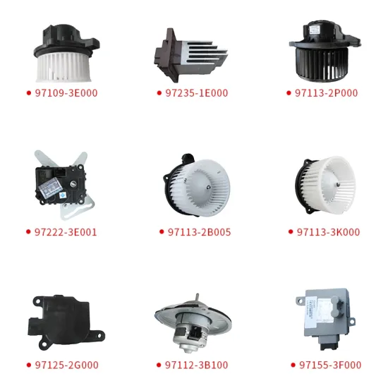 Hyundai Kia Air Conditioning Blower Fan and Resistor Replacement Parts