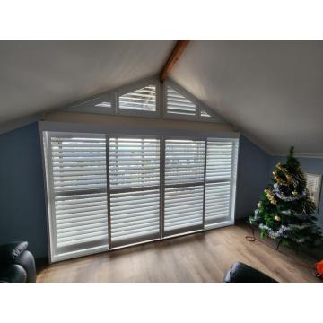 Elegante Top -Qualität PVC Shutter Bay Fensterläden für Zuhause