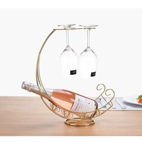 Wine rack Goblets hanging upside down