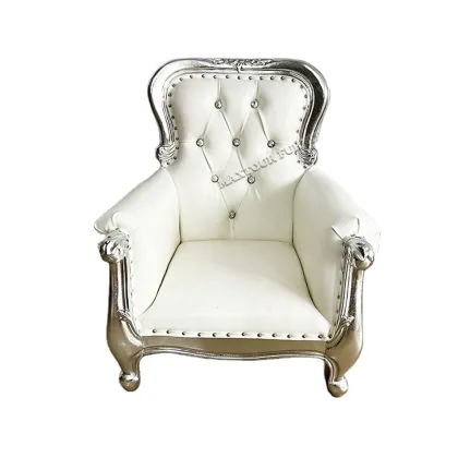 China Golden Hotel's Royal Pedicure Throne Chairs for Wedding Rentals