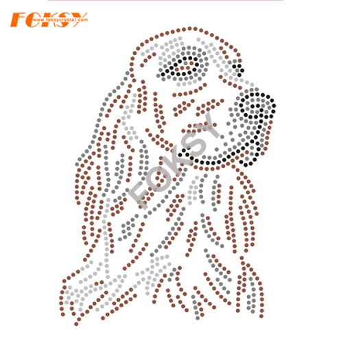 Tiger Animal Hot Fix Rhinestone Transfer Motif
