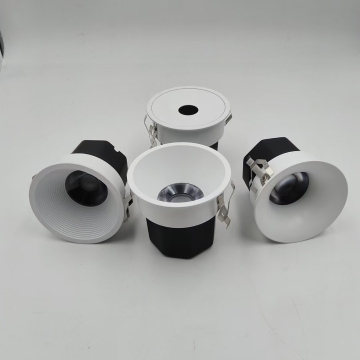 12W White Cutout 75mm LED Ceiling Spotlight - Anti-glare LED Downlight for Living Room and Bedroom