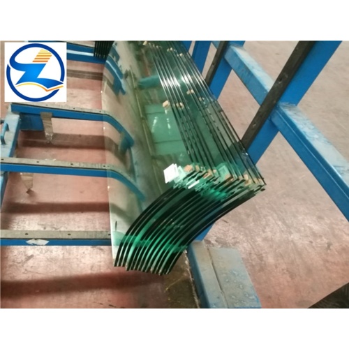 Flat Bent Tempered Glass For Balustrade Stairs Handrail