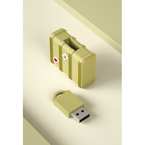 PVC Reistas USB Flash Drive