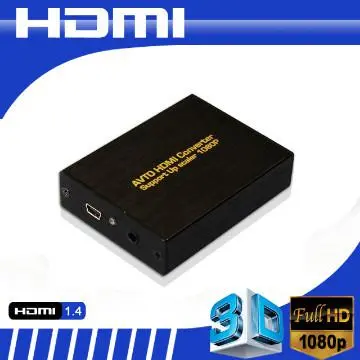 av to hdtv hdmi converter adapter box for dvd psp wii ntl tv connected