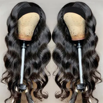 Head band wig human hair wig  for black women cheap headband wigs