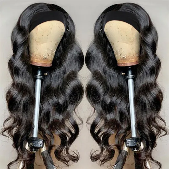 Head band wig human hair wig  for black women cheap headband wigs