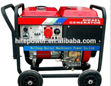 Sessiz Tip Manuel veya Elektrik Başlangıç ​​İsteğe Bağlı 5kW Dizel Jeneratör Üreticisi
