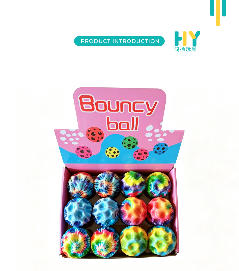 Burst Rainbow Tie Dye Cave Bounce Balls X