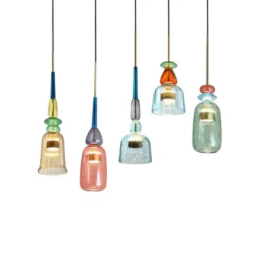 Modern Glass Pendant Light Decorations for Bedroom