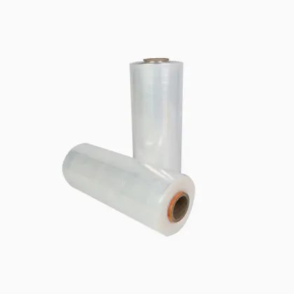 Wrap Stretch Film Transparent Wrapping Packing LLDPE Jumbo Roll Plastic Packing Material