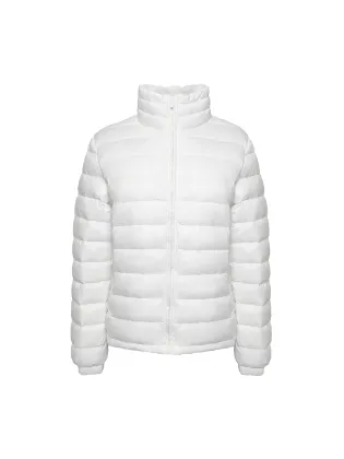 Pure white warm down jacket