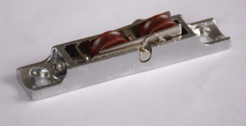 upvc sliding window roller zinc frame chrome plated,hand adjustable double groove nylon pulley wheel LH-SR17