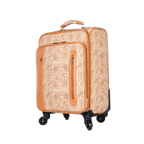 customized four wheels aluminum pulling bar luggage