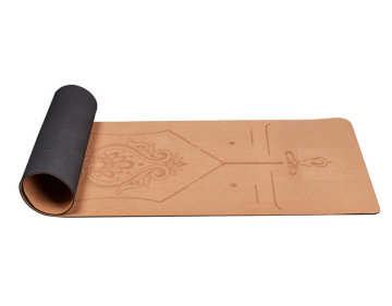 Customized Cork Yoga Mat: Eco-Friendly, Odor Resistant, and Hot Sale Rubber Alternative