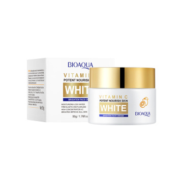 Moisturizing and Brightening Facial Creams with Vitamin C for Skin Care