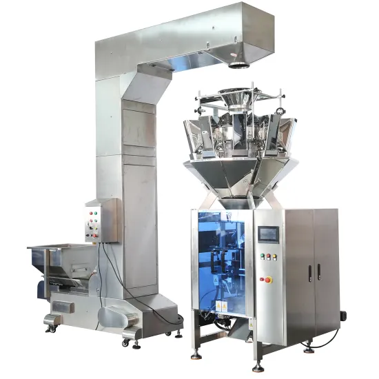 Automatic Plantain Chips and Food Packaging Machine: Weighing, Filling, and Vertical Packing for Salt, Rice, and Sugar
